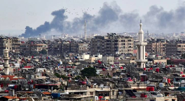 صورة إرشيفية.. قصف للاحتلال على سوريا