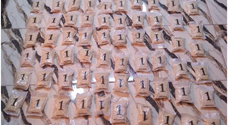 الجيش العربي: المنطقة العسكرية الشرقية تحبط محاولة تهريب كمية كبيرة من المواد المخدرة بواسطة بالونات موجهة