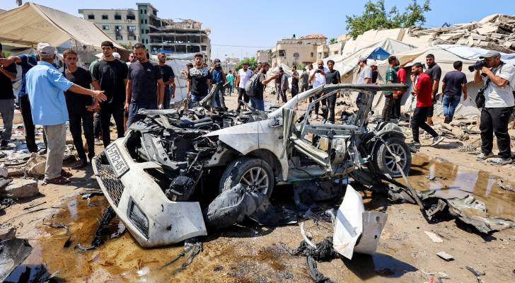 استهداف مركبة في قطاع غزة