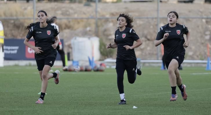من تدريبات المنتخب الأردني