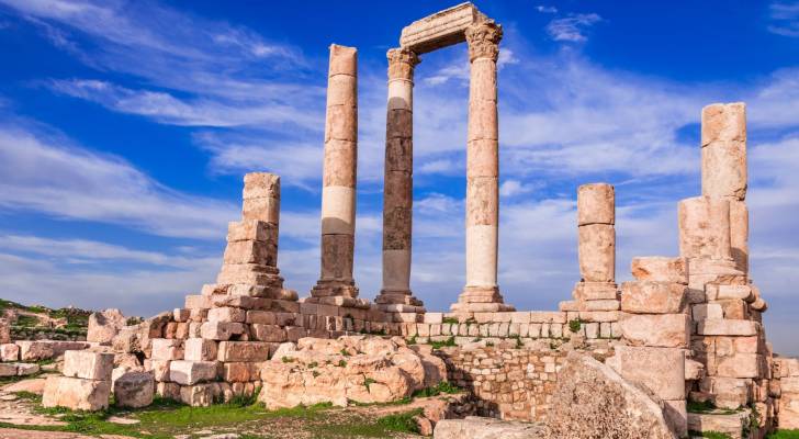 موقع أثري في العاصمة عمان