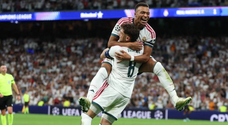 احتفل لاعبي ريال مدريد