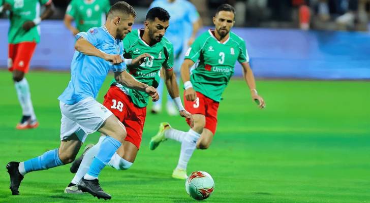 من مباراة سابقة بين الفيصلي والوحدات
