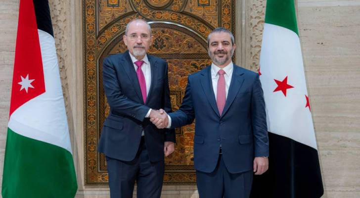 الصفدي والشيباني يؤكدان دعم وحدة سوريا ورفض الاعتداءات "الإسرائيلية" على أراضيها