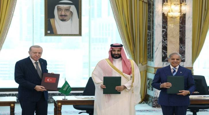 رئيس الوزراء الباكستاني وولي العهد السعودي والرئيس التركي