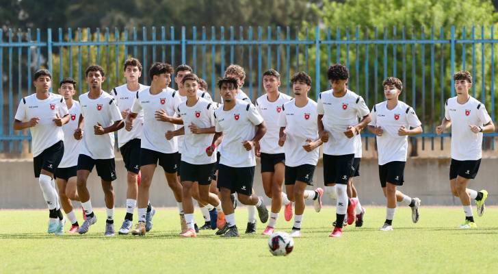 من تدريبات المنتخب الأردني