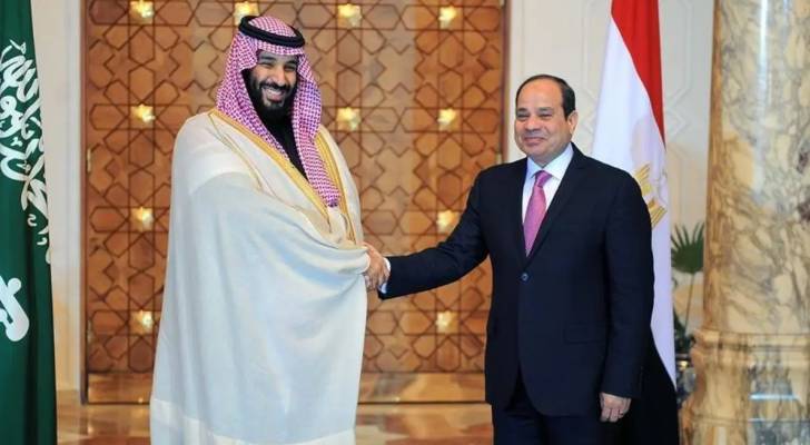 الرئيس المصري عبدالفتاح السيسي و ولي العهد السعودي محمد بن سلمان