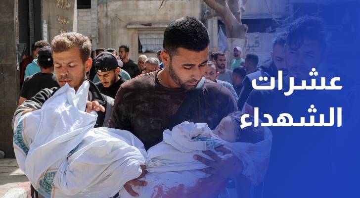 عشرات الشهداء منذ الفجر وجثامين تتكدس في مجمع الشفاء الطبي
