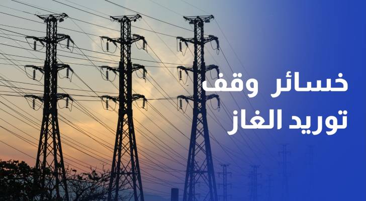 مليون دينار خسائر وقف توريد الغاز والكهرباء الوطنية توقف مؤقتا تزويد المصانع