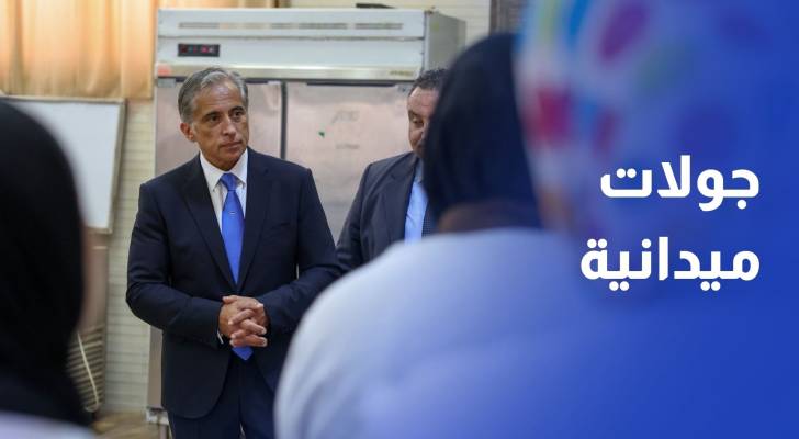 رئيس الوزراء يتفقد عددا من المواقع في المفرق والبادية الشمالية