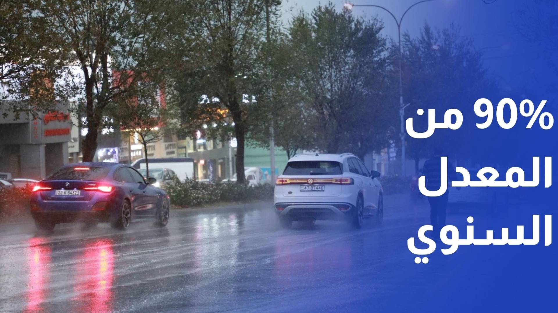 وزارة المياه: الهطول المطري في المملكة وصل إلى 90% من المعدل السنوي