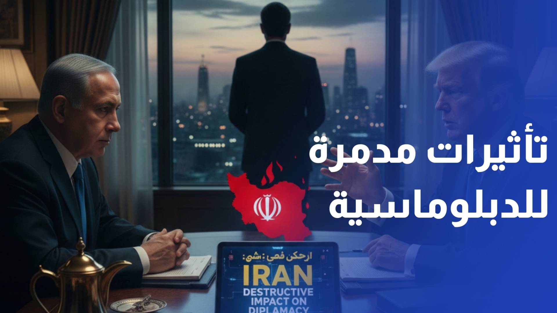 قبيل لقاء نتنياهو وترمب.. طهران تحذر من تأثيرات مدمرة على الدبلوماسية