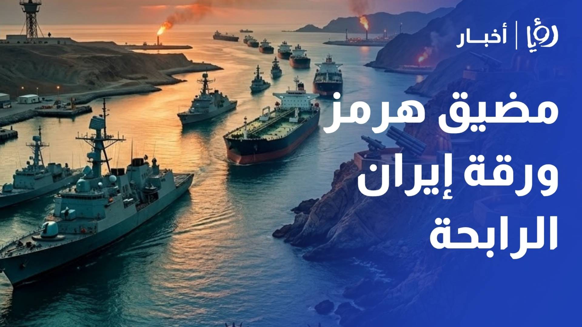 خبير عسكري: مضيق هرمز "ورقة إيران الرابحة".. وأمريكا أمام خياري "الحسم العسكري" أو "التفاوض"
