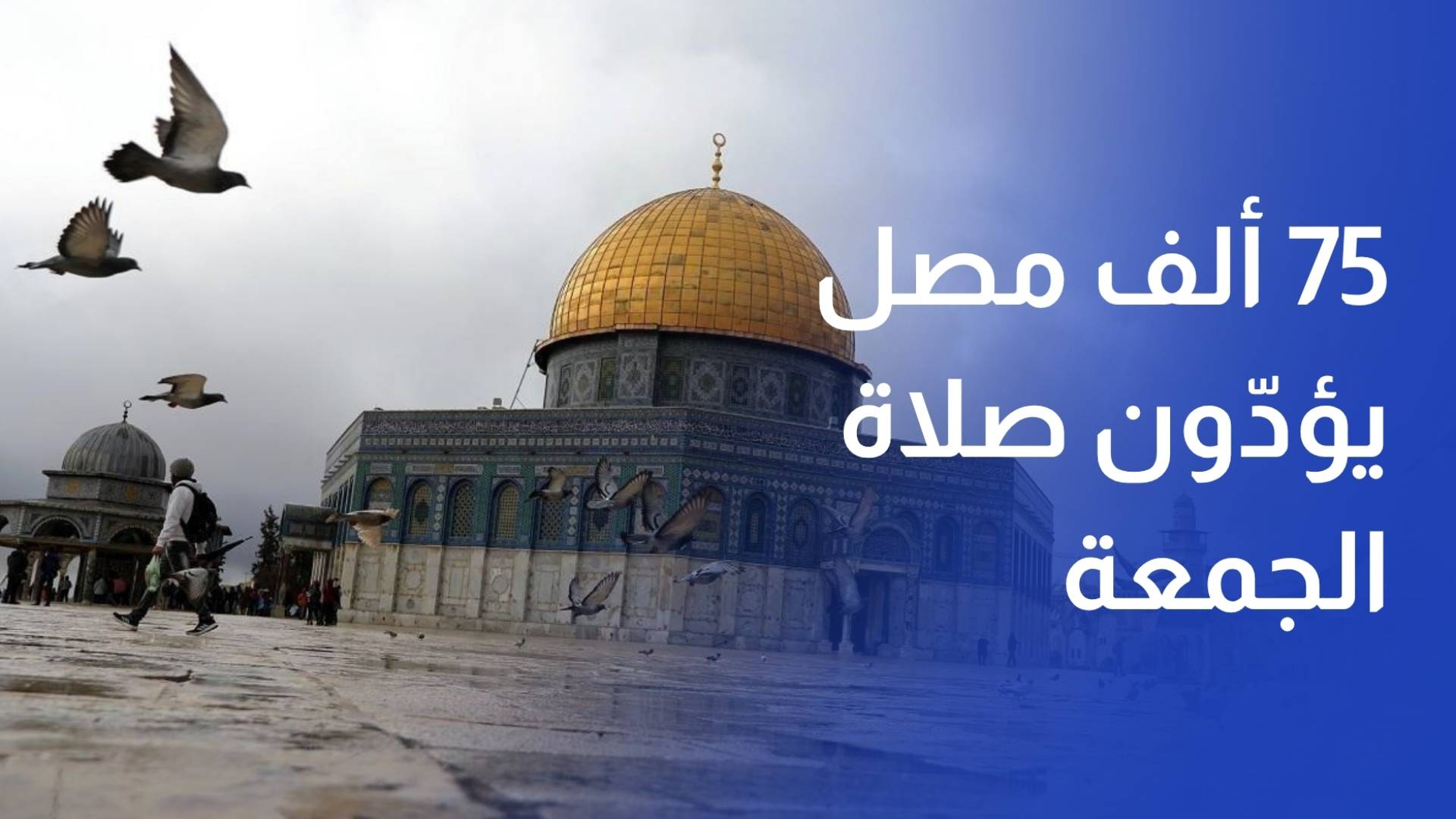 رغم عراقيل الاحتلال.. 75 ألف مصل يؤدون صلاة الجمعة في المسجد الأقصى المبارك