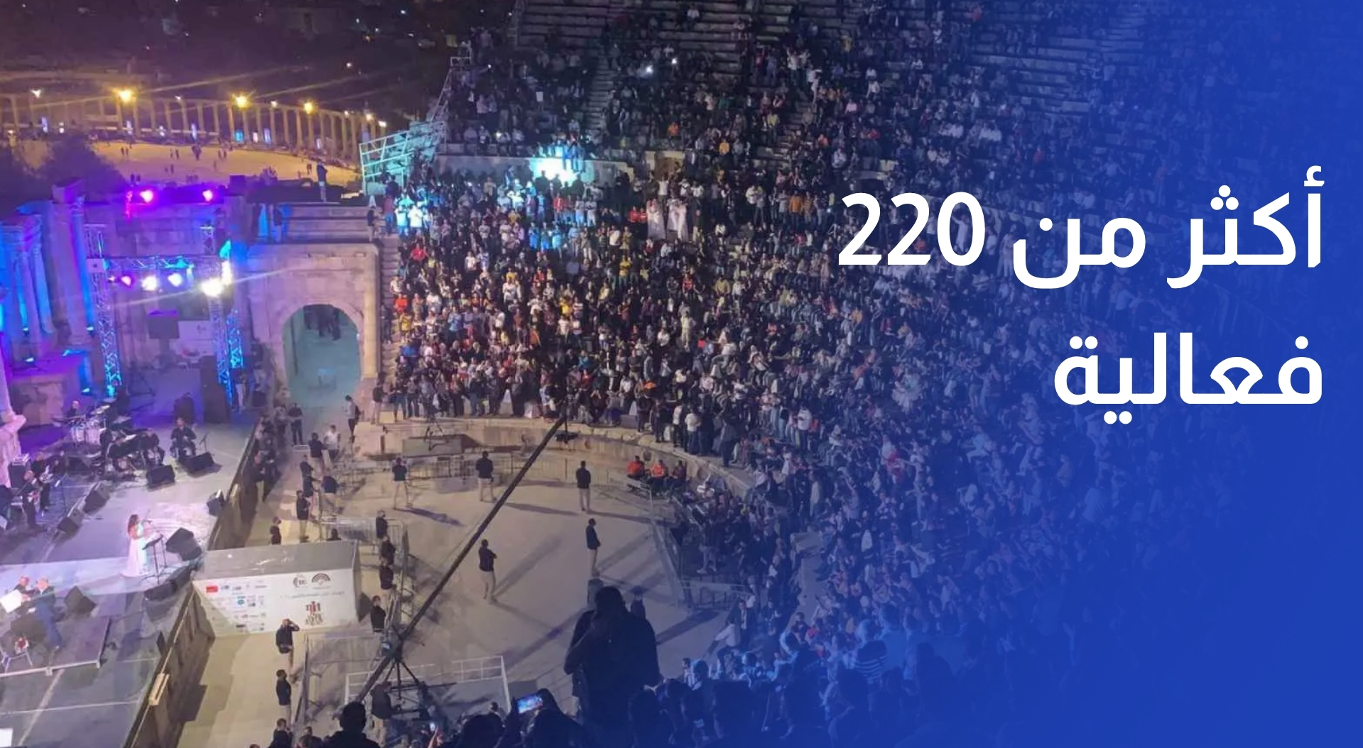 أكثر من 220 فعالية في النسخة الأربعين من مهرجان جرش