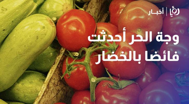 مدير اتحاد المزارعين: موجة الحر أحدثت فائضا بالخضار.. و"البندورة والكوسا" الأكثر تضررا
