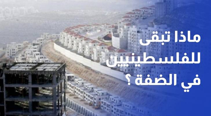 استيطان متسارع يعيد رسم الجغرافيا.. ماذا تبقى للفلسطينيين في الضفة ؟