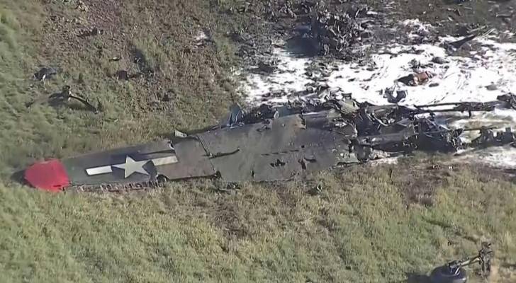 VIDEO: Two WWII planes collide at Dallas air show