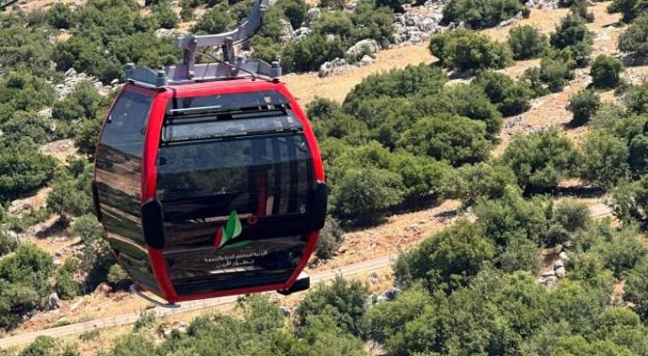 Ajloun Cable Car received 32,000 visitors since opening