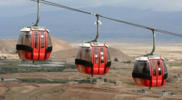 Ajloun Cable Car witnesses huge turnout Friday