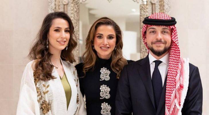 “You have brightened our lives,” Queen Rania congratulates Crown Prince, Princess Rajwa