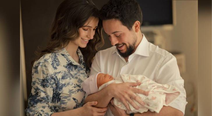 Crown Prince Hussein shares new family photo