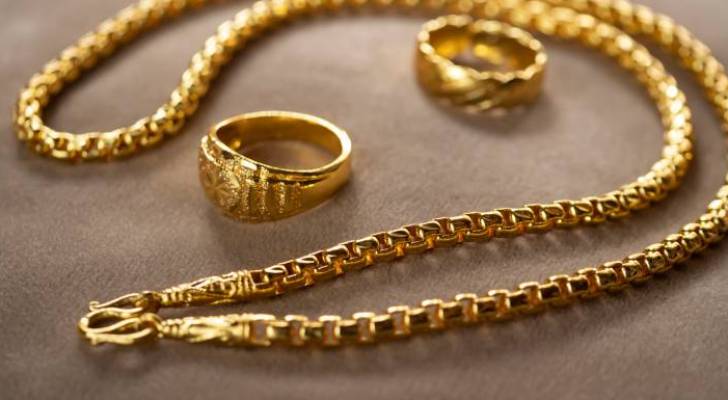 Gold prices soar in Jordan Saturday