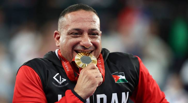 Weightlifter Omar Qarada wins Jordan's first Paris 2024 Paralympics gold medal