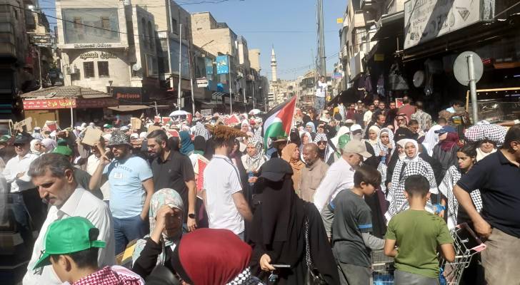 Jordanians rally in solidarity with Palestine, Lebanon; condemn Israeli Occupation aggression