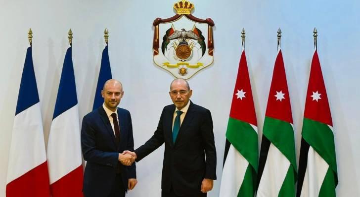 Jordan, France seek solutions to address aggression on Lebanon, regional security