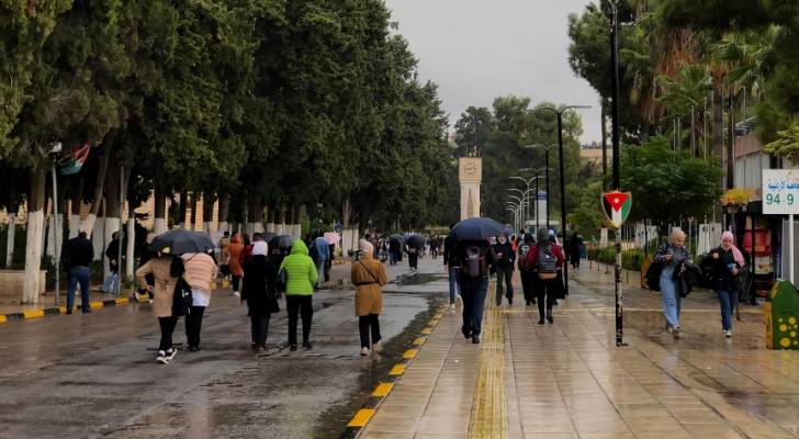 Temperatures drop across Jordan as rain and fog expected