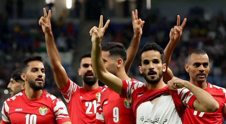 Jordanian football team arrives in Kuwait for key World Cup qualifier