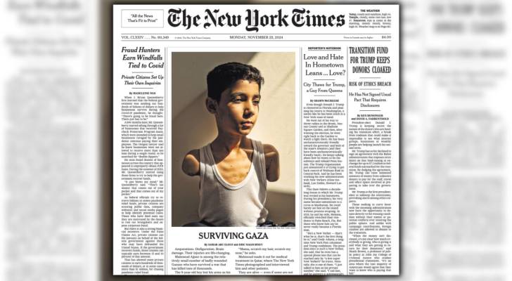 "New York Times" article on Palestinian child sparks debate on 'Israeli legacy'