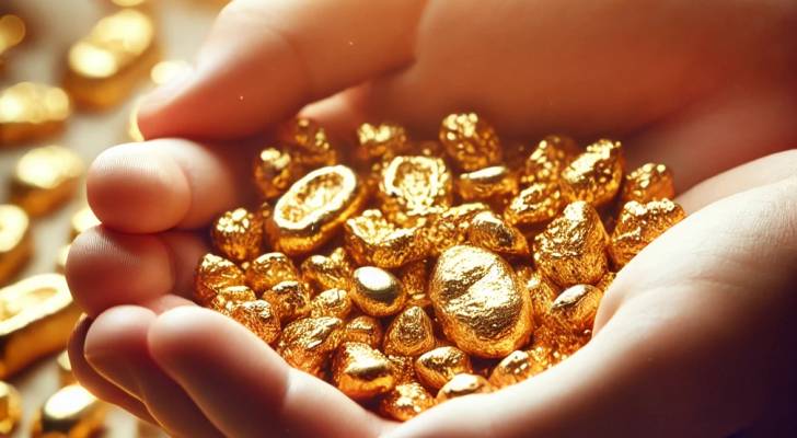 Gold prices in Jordan on Sunday, Dec. 22