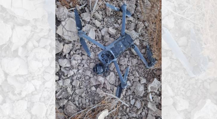 Jordanian Southern Command intercept drug-laden drone