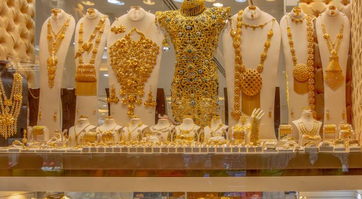 Gold prices in Jordan, Jan. 7