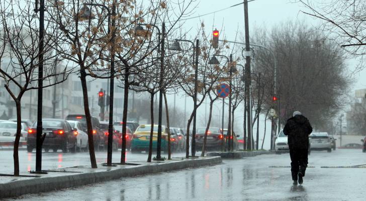 Rain showers hit northern, central Jordan