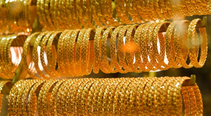 Gold prices in Jordan Wednesday, February 12