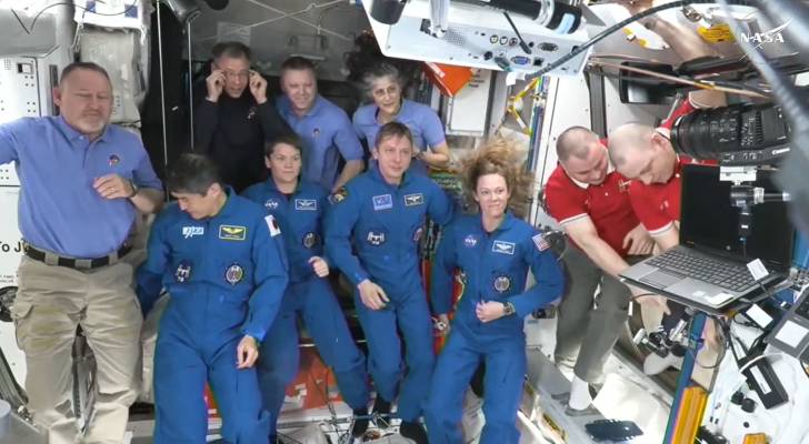VIDEO - Stranded astronauts' 9-month stay ends as new crew arrives