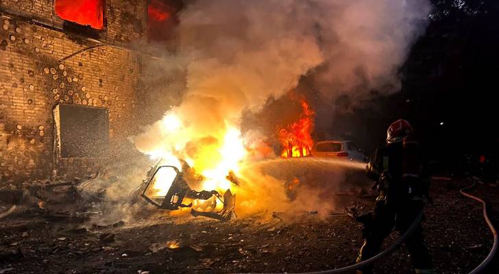 Ukraine says four killed in massive Russian drone, missile attack