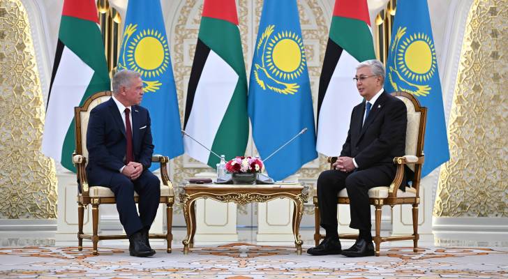 King, Kazakhstan president hold talks in Astana