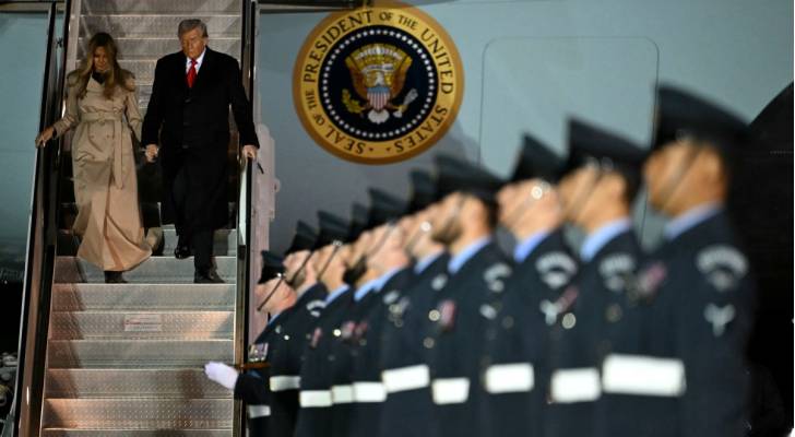 VIDEO: Trump arrives in UK for second state visit