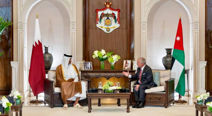 King, Qatar emir stress commitment to increasing cooperation