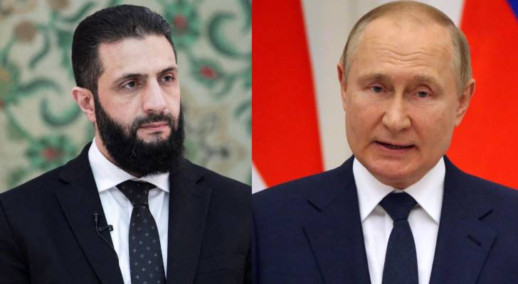 Syria President al-Sharaa arrives in Russia to meet Putin