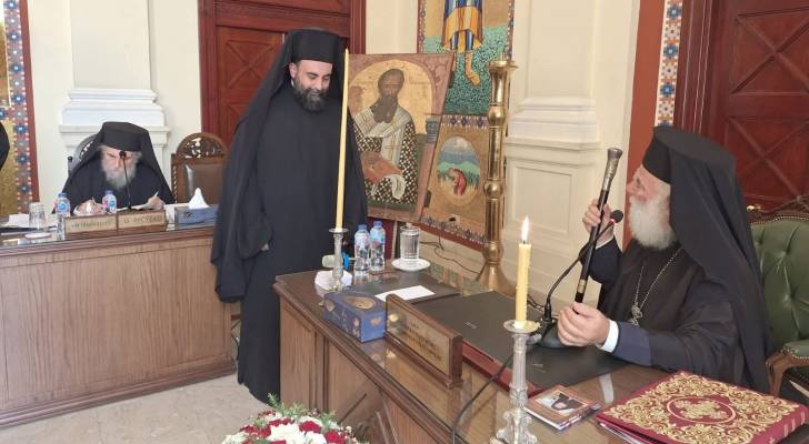 Jordanian Damaskinos Al-Azrai elected as Bishop of Mariout in Alexandria