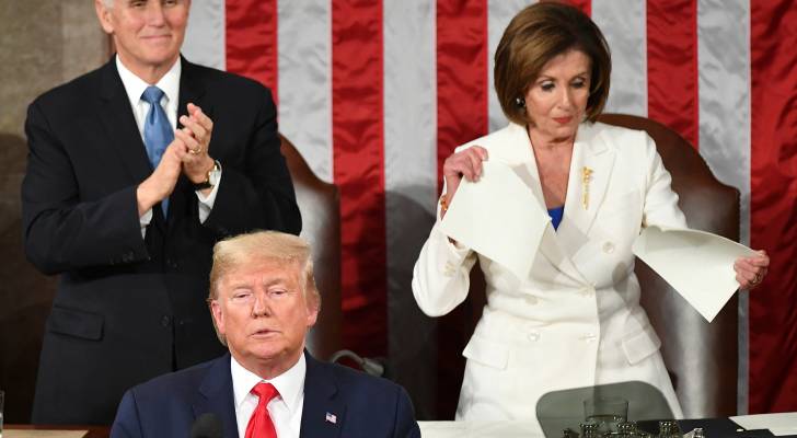 Trump brands retiring Nancy Pelosi an “evil woman”