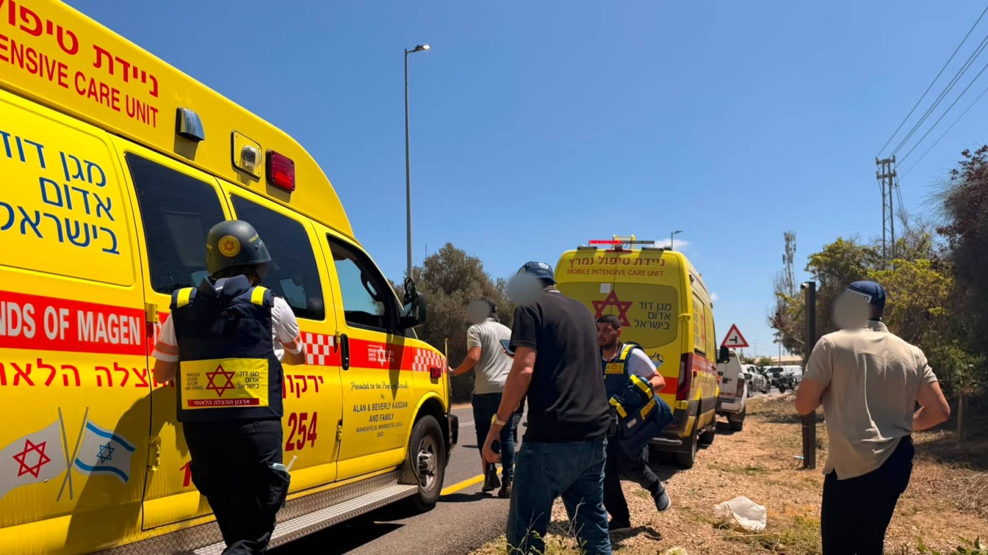 One 'Israeli', six wounded in multi-site shooting