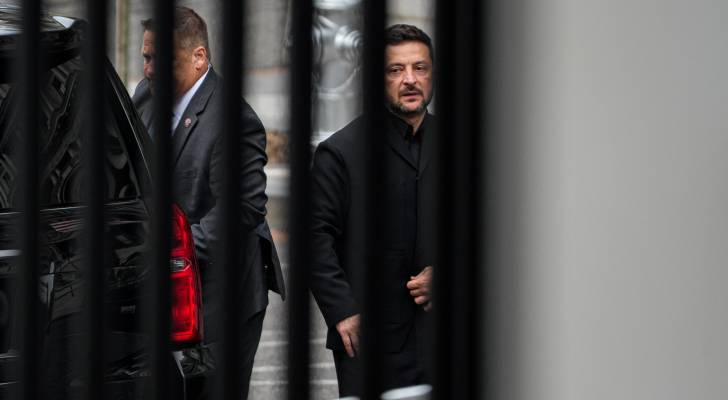 Ukraine's Zelensky arrives for Trump talks at White House