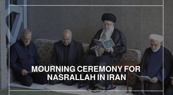 Great Mosque of Tehran hosts mourning ceremony for Hassan Nasrallah