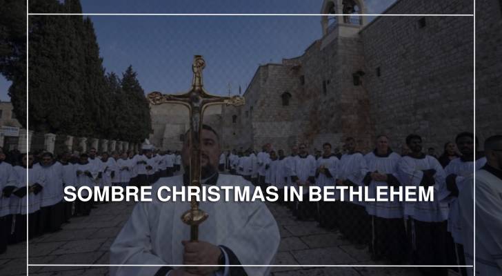 Bethlehem marks sombre Christmas under shadow of war